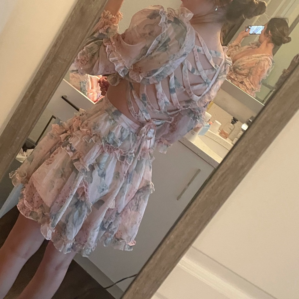 CUT OUT TIE BACK DRESS - Picture 7 of 10